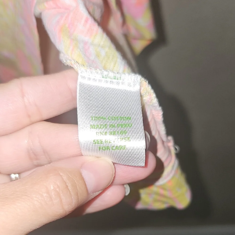 Lilly Pulitzer Floral Pink and Yellow Dress - Picture 3 of 4